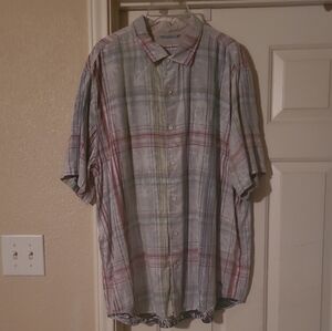 Tommy Bahama Men's Casual Plaid Shirt - Red, Blue, Green